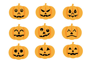 ハロウィンのお化けカボチャ