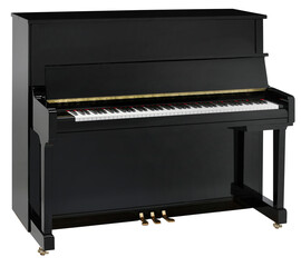 Piano upright spinet with clipping path.