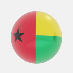 Guinea Bissau flag icon or symbols