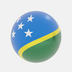 Solomon islands flag icon or symbols