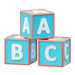 Block Toys Baby Stuff 3D Icon