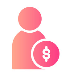 investor gradient icon