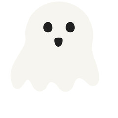 Cute Ghost Spirit Element for Halloween Decoration