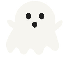 Cute Ghost Spirit Element for Halloween Decoration