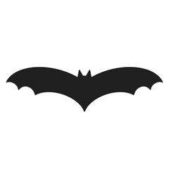 Cartoon Simple Black Bat