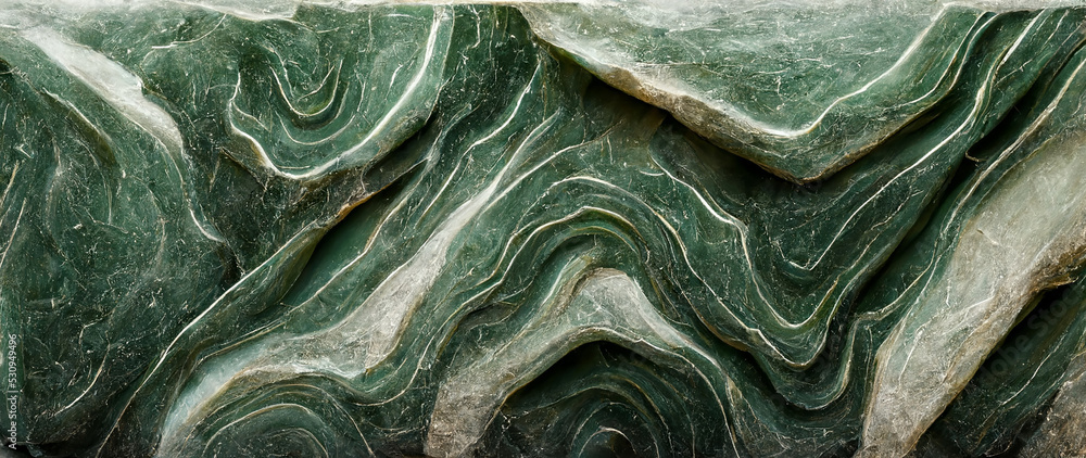 Wall mural abstract green marble surface texture  background
 - Wall murals