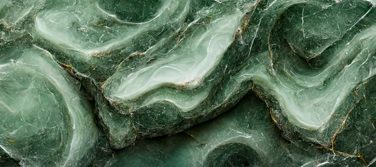 Papier Peint photo Lavable Marbre fond de texture de surface en marbre vert abstrait