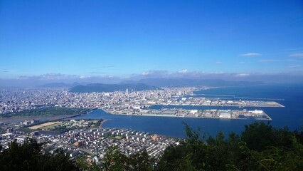 屋島山頂展望台から見る高松市街【香川県高松市屋島】8
