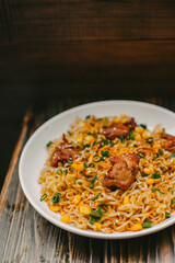 pan-asian cuisine. beautiful Asian food. Chinese restaurant.