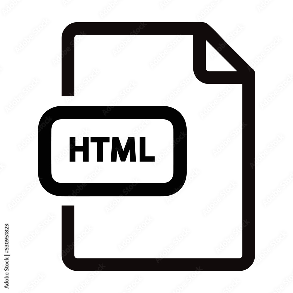 Poster html file extension isometric icon