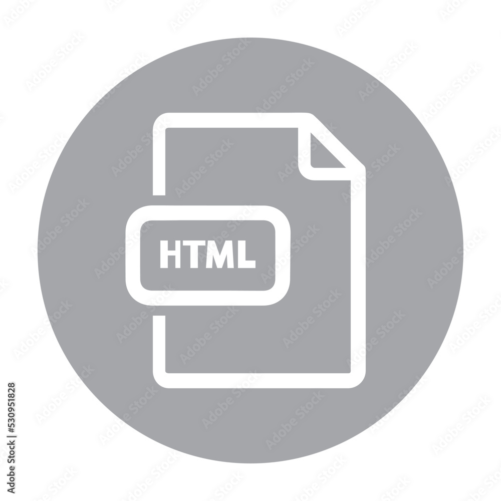 Poster html file extension isometric icon