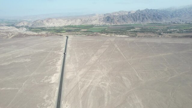 Nasca lines: Aerial images.