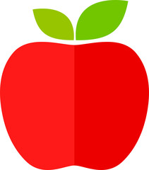 Red apple Icon Sign Symbol