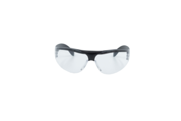 Safety glasses on transparent background, Close-up

