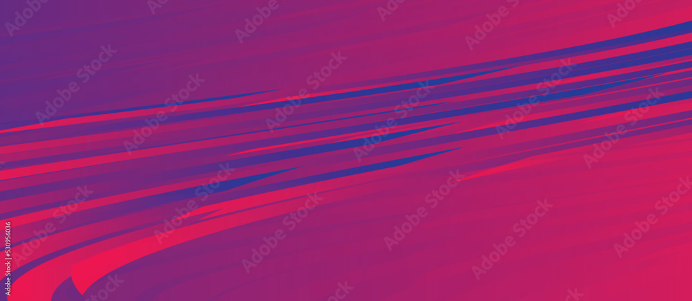 Poster abstract wavy background. abstract futuristic technology lines background with red and blue light ef