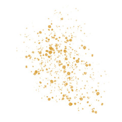 Gold Splatter Paint Splash