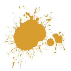 Gold Splatter Paint Splash