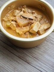 한국전통음식 청국장 찌개