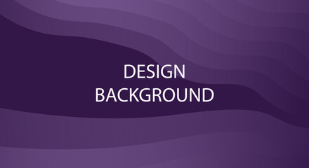 Abstract wave line pattern motion graphic design for banner and template gradient purple background.