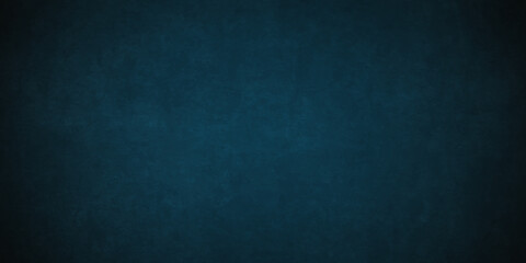 Backdrop vintage blue stone grunge concrete cement blackboard chalkboard wall floor texture. Black anthracite dark green grunge old texture panorama backdrop background.