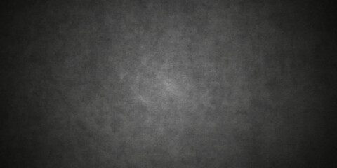 Dark Black stone cracked grunge concrete backdrop texture background anthracite panorama. Panorama dark grey black slate background or texture.	
