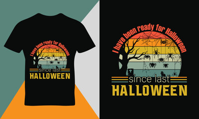 Happy Halloween sort quote typography t-shirt template design vector