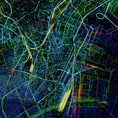 未来都市のネットワーク