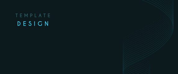 Wavy lines interpolated vector design template, perfect for background, banner, brochure, business, presentation.