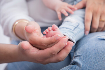 Family together parenthood with little children