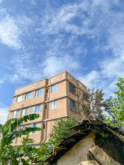 New Building Under The Blue Sky, Near Madh Island Mumbai.
