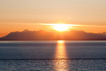 Obraz premium Alaska Cook Inlet Sunset