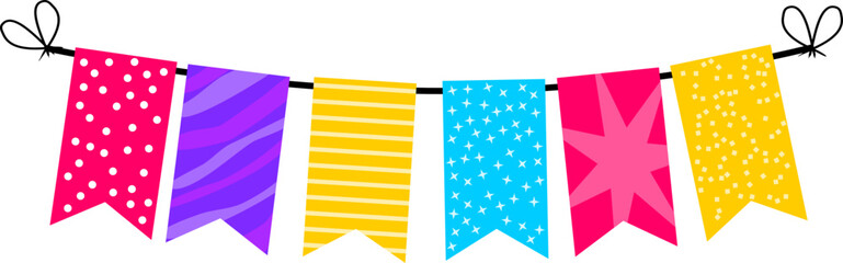 bunting banner vector design.