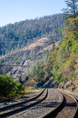 railway in the mountains