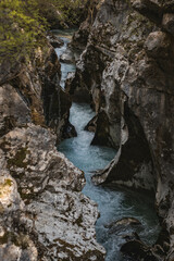 Fototapeta na wymiar Soca-River in Slovenia