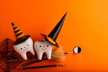 dentistry.dental.halloween. holiday concept. holidays. dentist