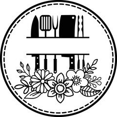 Kitchen Tools Silhouette, Kitchen Appliances Png Clipart, Cut Files, Kitchen Utensils Svg