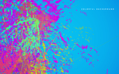 Fototapeta na wymiar Abstract grunge texture splash paint colorful background