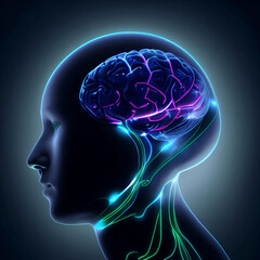 Obraz premium AI mind