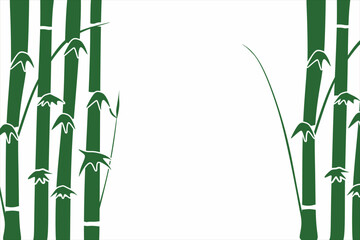 Bamboo Wall Decorating Art, Bamboo Painting for decoration, Bamboo Vector Art