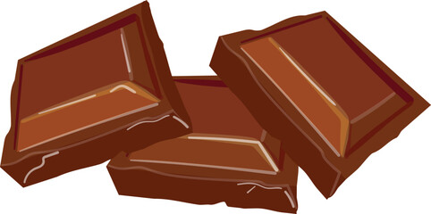 Chocolate square icon cartoon vector. Plant tree. Cacao bean