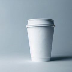 white plastic cup