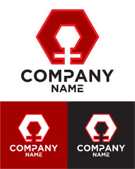 Initial letter t logo vector design template