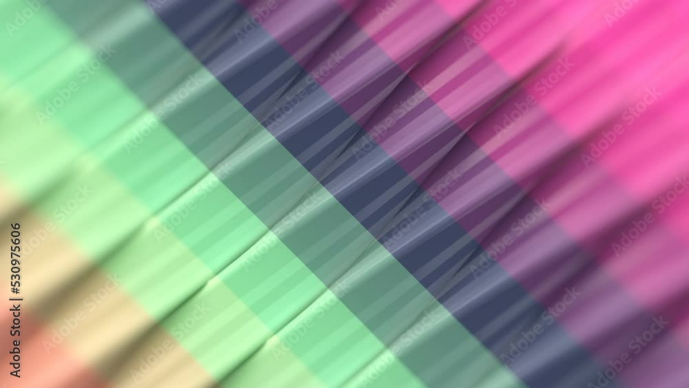 Poster abstract background of rotating twisted shapes. 3d rendering loop animation hd