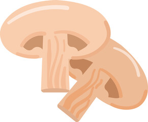 Burger mushrooms icon cartoon vector. Cheese sandwich. Food meat