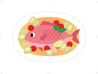 鯛のアクアパッツァ