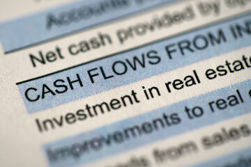 Obraz premium Business finance and income statement, accounting, statistics concept