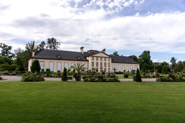 Fototapeta na wymiar Historical Orangerie building at the Parc de l'Orangerie in Strasbourg. France
