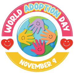 World Adoption Day Logo Design