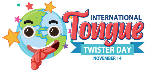 International Tongue Twister Day Banner Design
