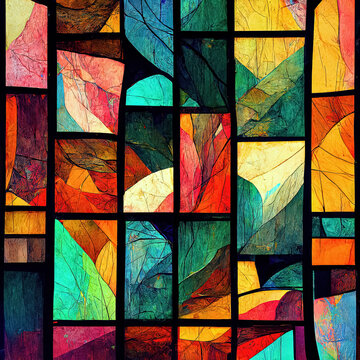 Stained Glass Squares Images – Browse 20,580 Stock Photos, Vectors